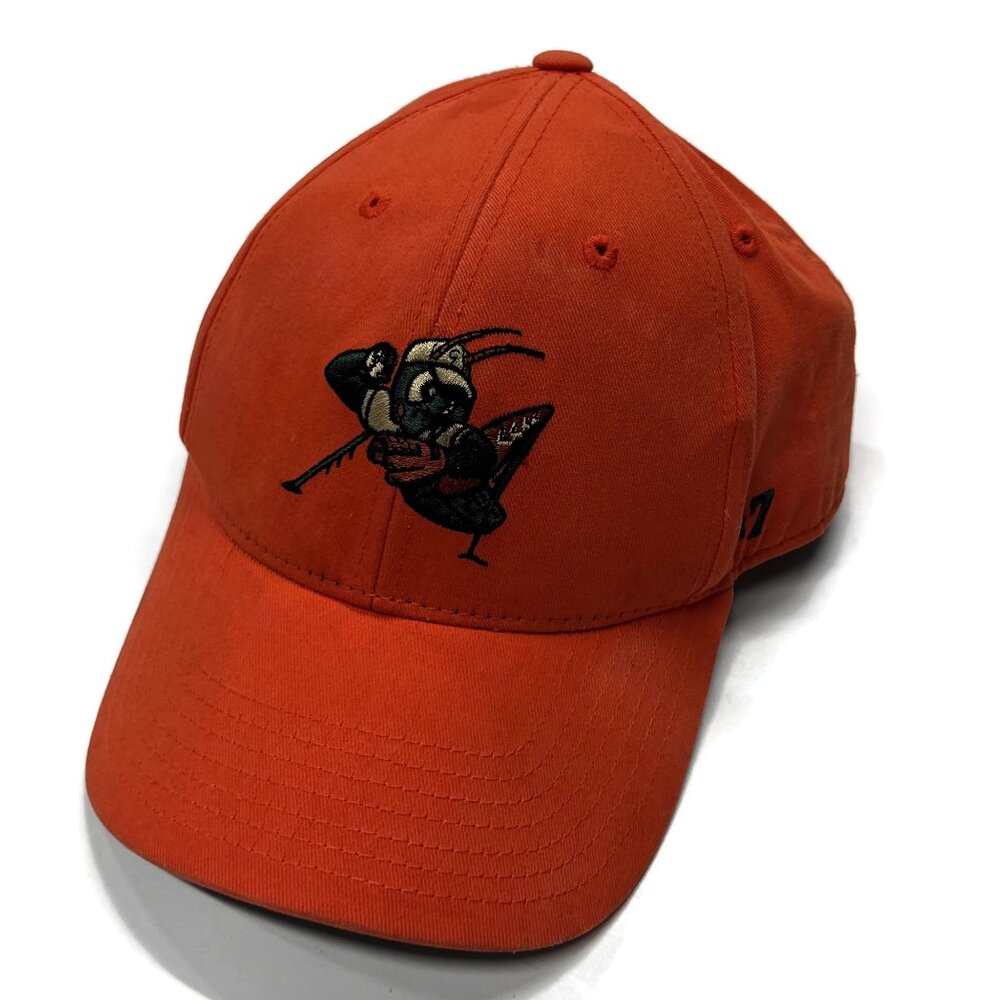 Greensboro Grasshoppers Orange Youth Adjustable‎ Strapback Hat Cap ‘47 Brand